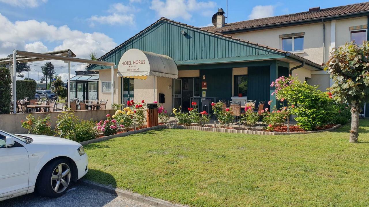 Logis Hotel Horus Restaurant Les Bruyeres Toulenne Exteriör bild