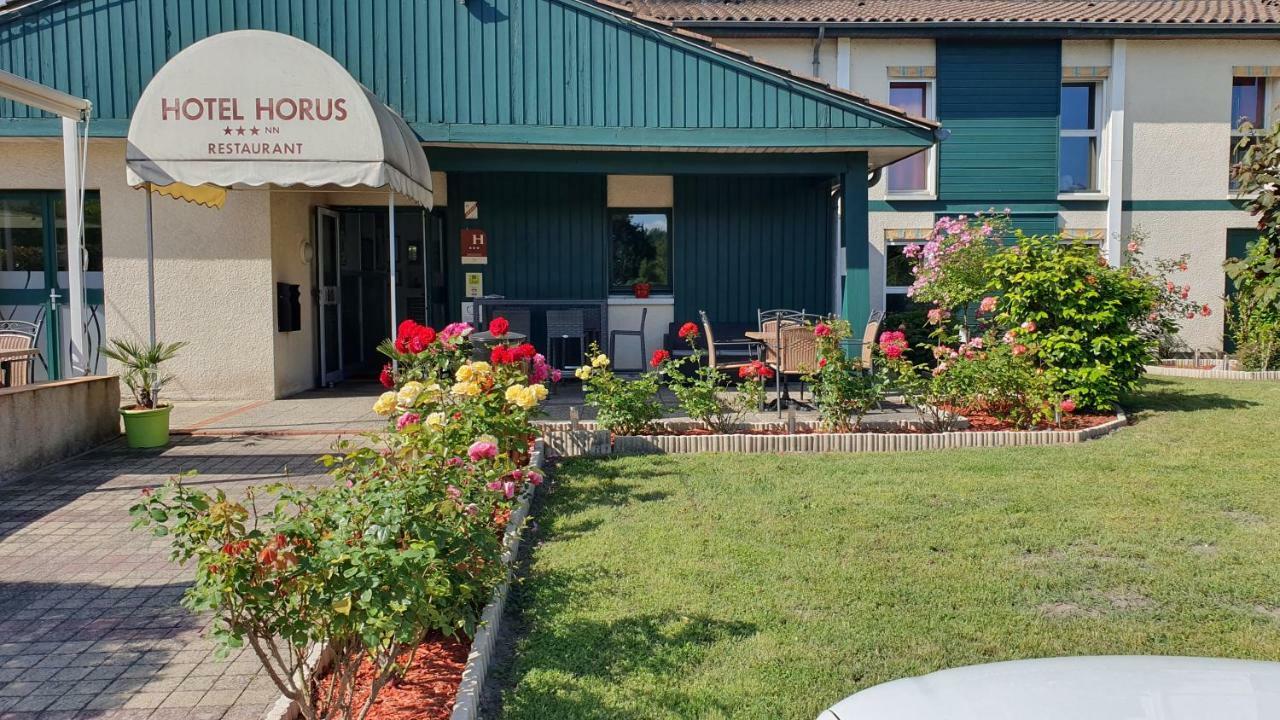 Logis Hotel Horus Restaurant Les Bruyeres Toulenne Exteriör bild